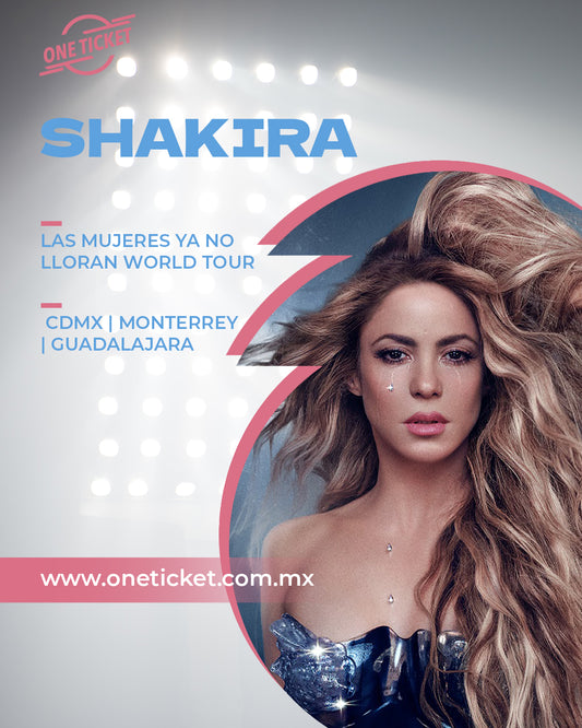 SHAKIRA - LAS MUJERES YA NO LLORAN WORLD TOUR (CDMX)
